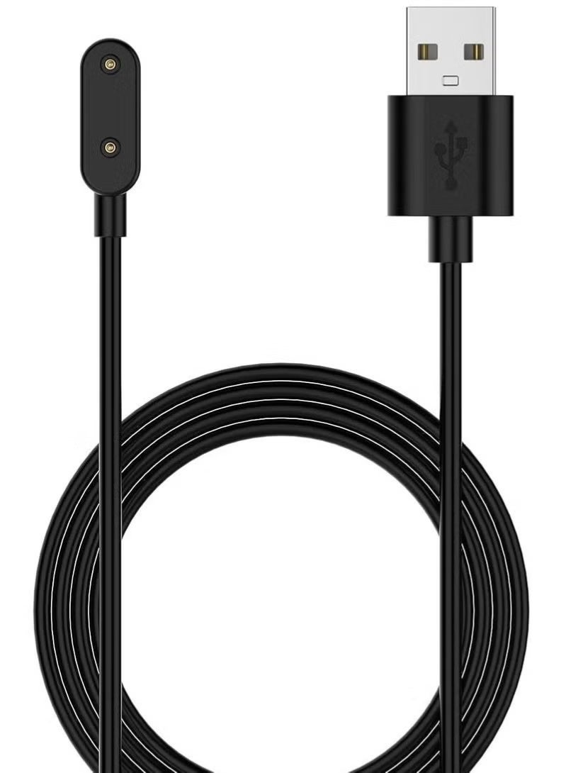 1M USB Charging Cable for Huawei Watch Fit New/2/3/4/4Pro, Huawei Band 10/9/8/7/6/6Pro,Honor Band 9/8/7/6/6Pro, Huawei 5X/5Pro/4X/4Pro,Smart Watch Accessories Dock Charger Adapter Cable Black - Image 1